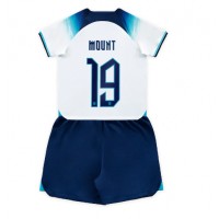 Dres Engleska Mason Mount #19 Domaci za djecu SP 2022 Kratak Rukav (+ kratke hlače)